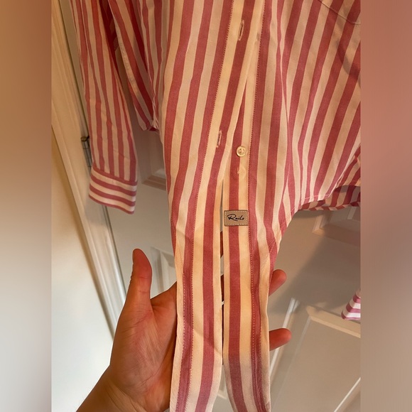 Rails Val Garnet White and Pink Button Down - Picture 4 of 8